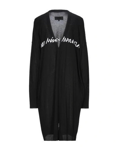 Shop Mm6 Maison Margiela Cardigans In Black