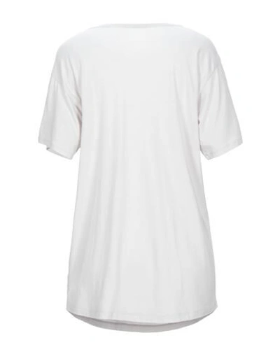 Shop Yohji Yamamoto T-shirt In Light Grey