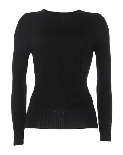 Shop Moschino Woman Sweater Black Size 12 Virgin Wool