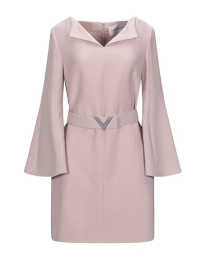 Valentino Short Dresses In Pink