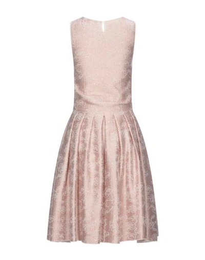 Shop Dior Midi Dresses In Blush