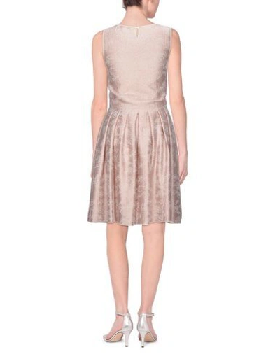 Shop Dior Midi Dresses In Blush