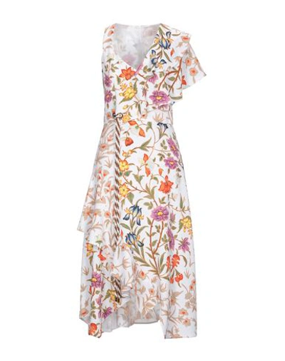 Shop Peter Pilotto 3/4 Length Dresses In White