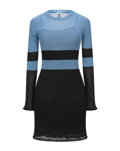 Shop M Missoni Woman Mini Dress Pastel Blue Size 6 Viscose, Polyester