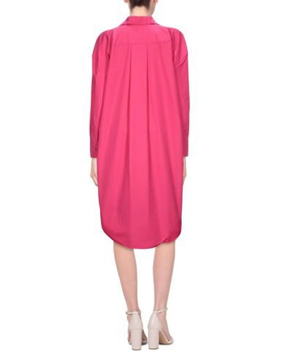 Shop Marni Knee-length Dresses In Fuchsia