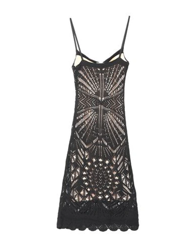 Dsquared2 Midi Dresses In Black