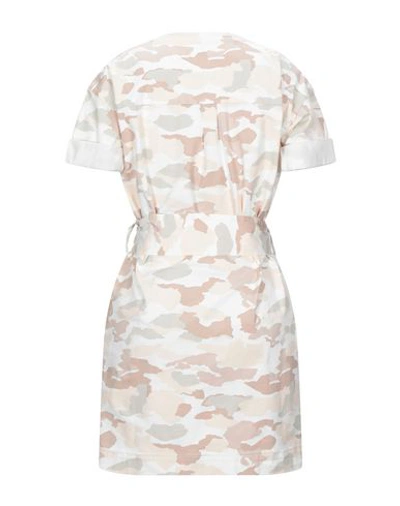 Patrizia Pepe Short Dresses In Beige