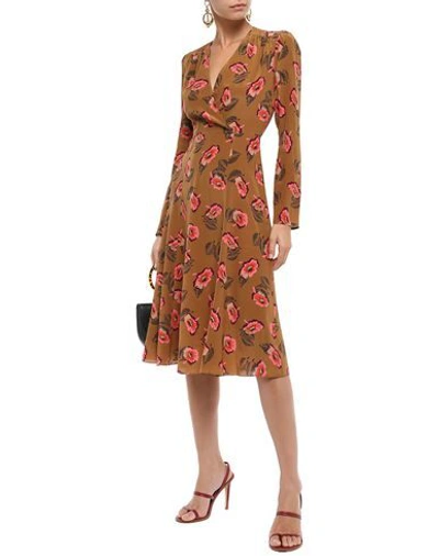 Etro Knee-length Dress In Brown