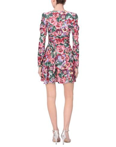 Shop Dolce & Gabbana Woman Mini Dress Sky Blue Size 10 Silk, Elastane