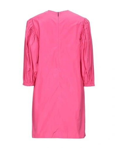 Shop Msgm Woman Mini Dress Pink Size 6 Polyester