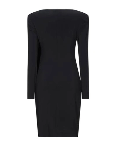 Shop Moschino Woman Mini Dress Black Size 8 Viscose, Elastane