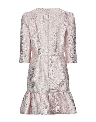 Dolce & Gabbana Short Dresses In Pink
