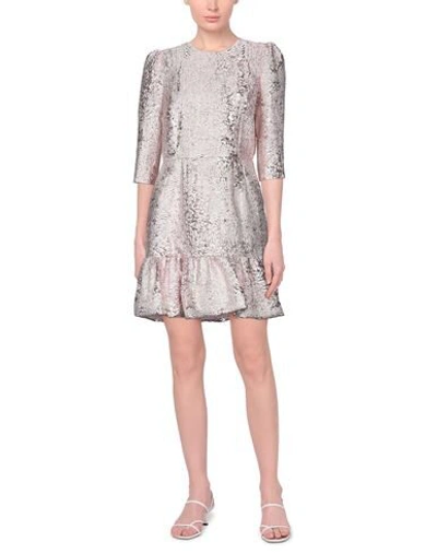 Dolce & Gabbana Short Dresses In Pink