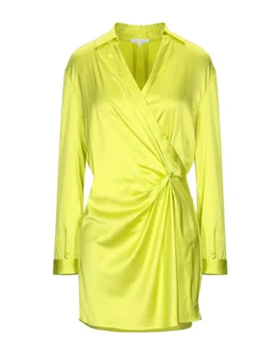 Shop Patrizia Pepe Short Dresses In Yellow