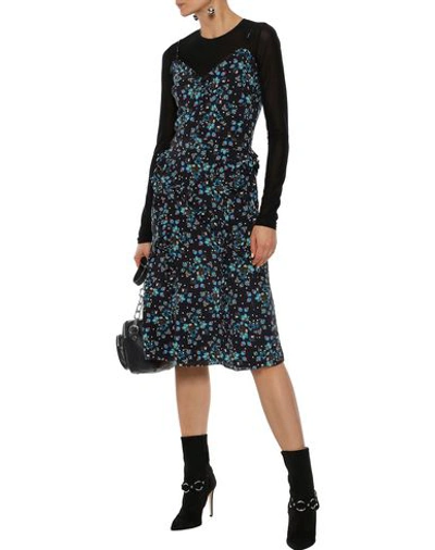 Shop Altuzarra Woman Midi Dress Black Size 10 Silk