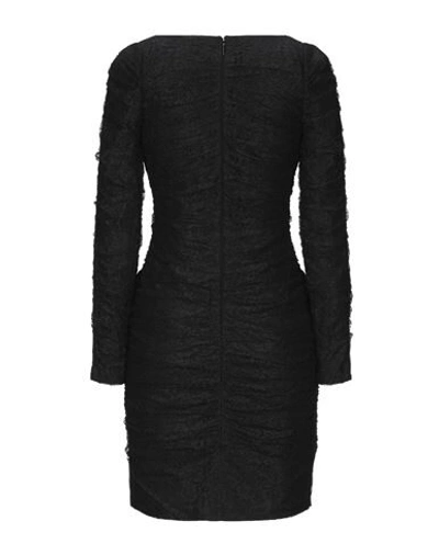 Shop Roberto Cavalli Woman Mini Dress Black Size 8 Polyamide, Viscose