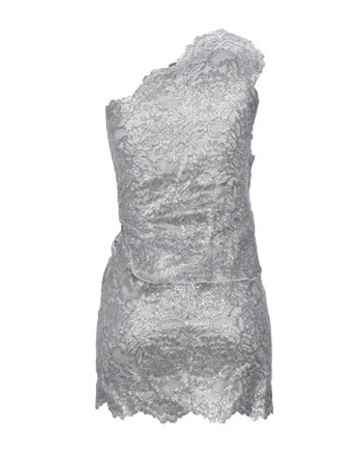 Dsquared2 Short Dresses In Silver