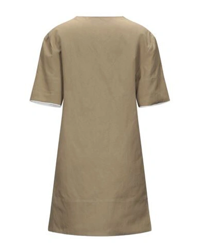 Joseph Short Dresses In Khaki
