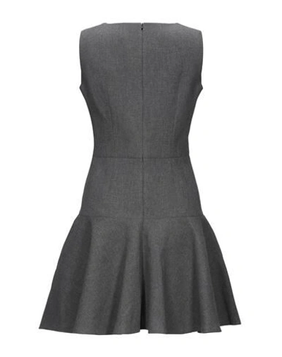 Paule Ka Short Dresses In Lead