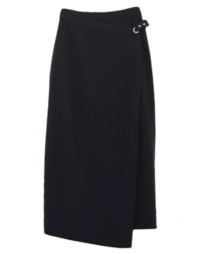 Shop Alexander Wang T Long Skirts In Dark Blue