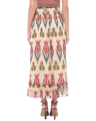 Red Valentino Midi Skirts In Beige