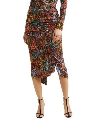 Shop Preen By Thornton Bregazzi Woman Long Skirt Black Size Xs Polyester, Elastane