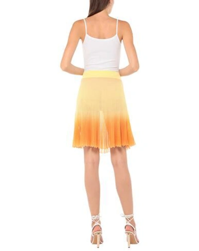 Shop Jacquemus Midi Skirts In Yellow