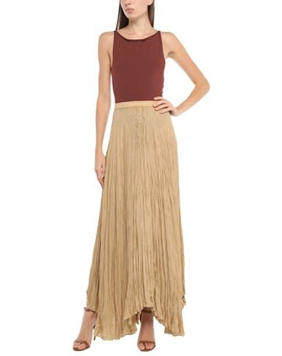 Shop Joseph Long Skirts In Sand