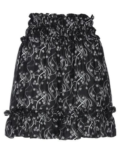 Shop Kenzo Woman Midi Skirt Black Size 8 Viscose, Silk