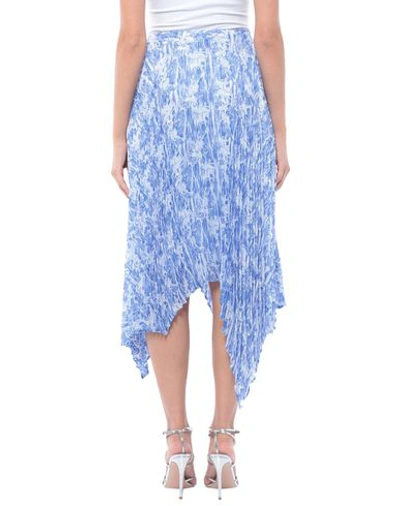 Shop Patrizia Pepe Woman Midi Skirt Blue Size 4 Polyester