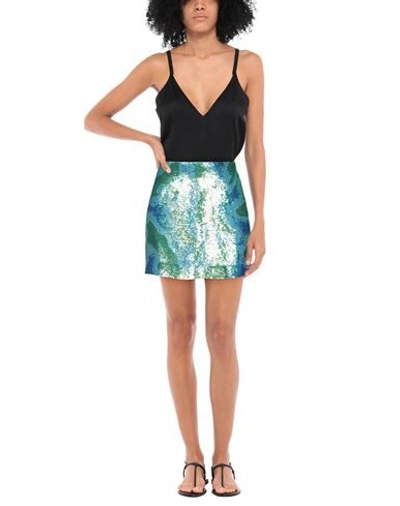 Shop Alberta Ferretti Woman Mini Skirt Green Size 4 Polyester