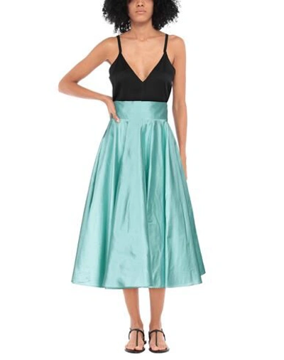 Dolce & Gabbana Midi Skirts In Light Green