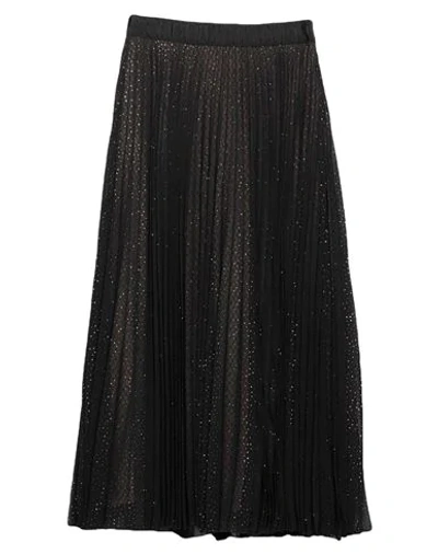 Shop Marco De Vincenzo Midi Skirts In Black