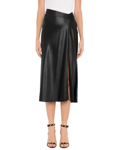 Shop Alexander Wang T Midi Skirts In Black