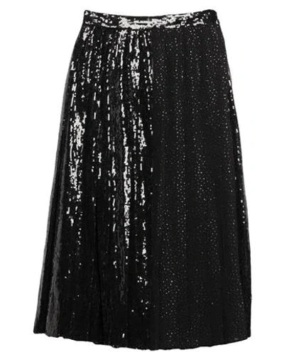 Shop Marco De Vincenzo Woman Midi Skirt Black Size 4 Polyether