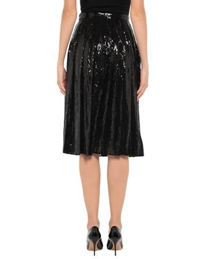 Shop Marco De Vincenzo Woman Midi Skirt Black Size 4 Polyether