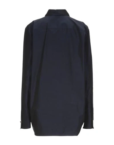 Shop Givenchy Shirts In Dark Blue