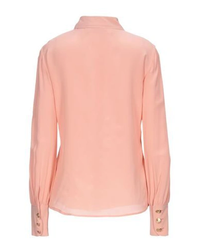 Shop Gucci Silk Shirts & Blouses In Pink