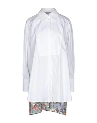 Shop Stella Mccartney Woman Shirt White Size 2-4 Cotton, Silk