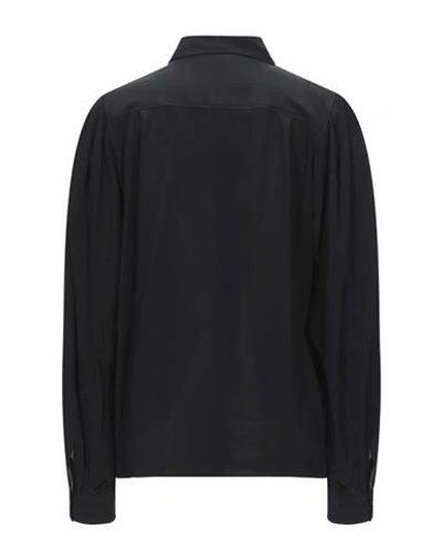 Shop Givenchy Woman Shirt Black Size 4 Silk, Polyamide