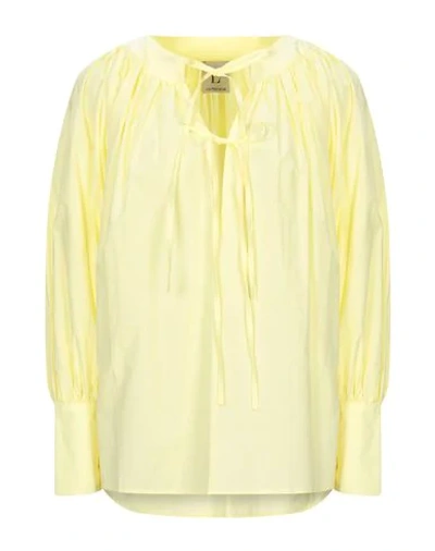 Shop L'autre Chose L' Autre Chose Woman Top Yellow Size 4 Cotton