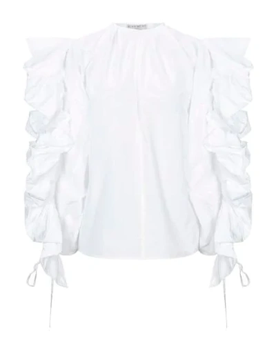 Shop Givenchy Woman Blouse White Size 2 Cotton, Polyester
