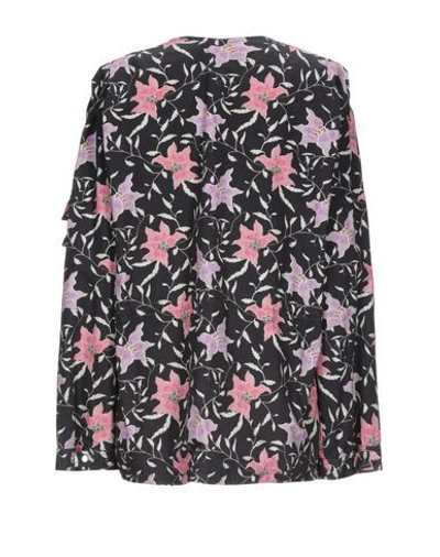 Isabel Marant Galdino Floral-print Cotton Jacket In Black