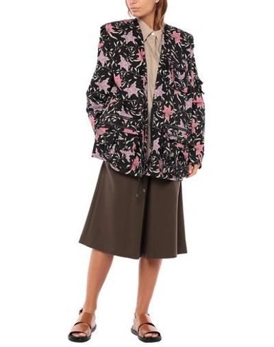 Isabel Marant Galdino Floral-print Cotton Jacket In Black