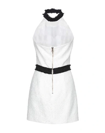 Balmain Short Dresses In White