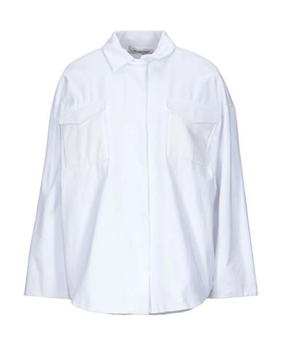 Shop Valentino Garavani Woman Jacket White Size 8 Cotton