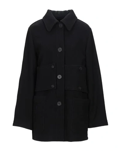 Shop Mcq By Alexander Mcqueen Coats In Black