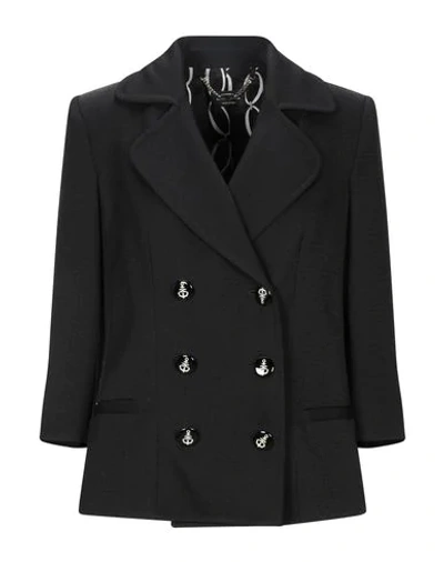 Shop Elisabetta Franchi Woman Blazer Black Size 4 Viscose, Wool