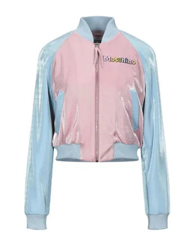 Shop Moschino Jackets In Pink