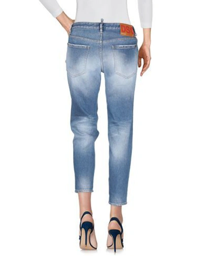 Shop Dsquared2 Woman Jeans Blue Size 6 Cotton, Elastane